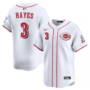 #3 Ke'Bryan Hayes Gameday Men Baseball Jersey | Reds White Fan Gear Y43Duv47