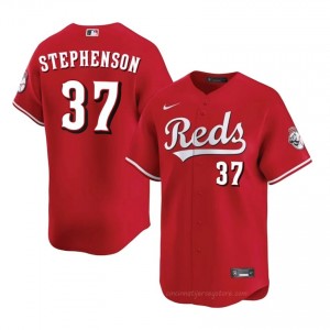 Tyler Stephenson #37 Cincinnati Baseball Jersey | Pro-Grade Men Red Stitched Edition 0k306417