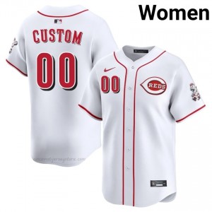 Limited Custom #00 CIN Reds Women Baseball Jersey | White Queen City Pride Edition o8g56v67