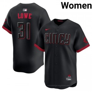 Cincinnati Reds Nathaniel Lowe #31 Black Women City Connect Baseball Jersey | 2026 Season Exclusive a5314h96
